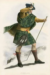 Sutherland, uit The Clans of the Scottish Highlands, uitgegeven 1845